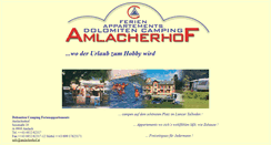 Desktop Screenshot of amlacherhof.at